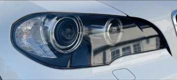 BMW after headlight restoration